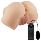 Masturbator Realist Vagin&Anus cu Vibratii Crazy Bull Hailey
