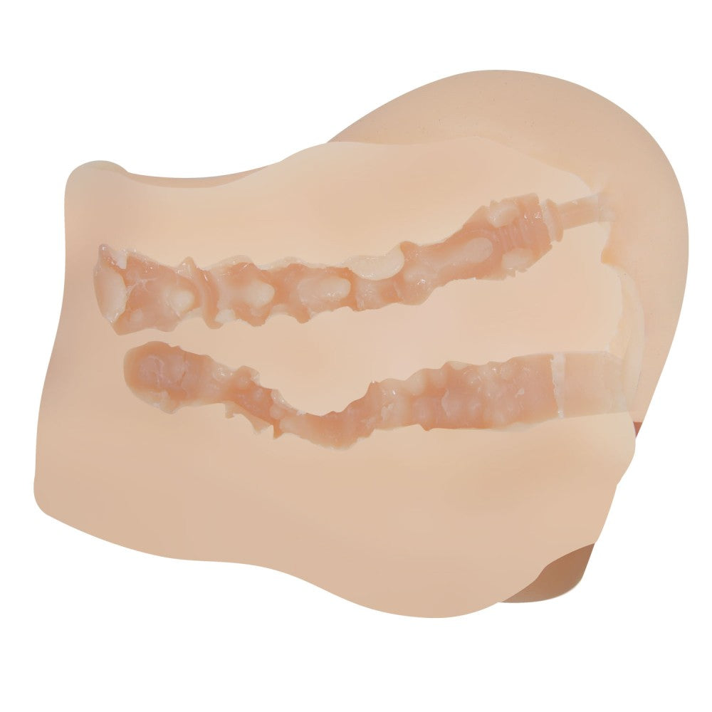 Masturbator Realist Vagin&Anus cu Vibratii Crazy Bull Mila