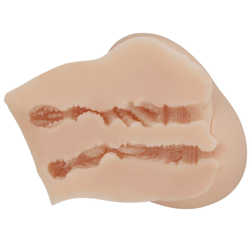 Masturbator Realist Vagin&Anus cu Vibratii Crazy Bull Luna