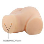 Masturbator Realist Vagin&Anus cu Vibratii Crazy Bull Emilia