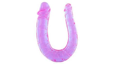 Double Mini Dong Clear Lavender Imagine principală a produsului