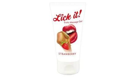 Lubrifiant Comestibil Lick-It Capsuni 50 ml
