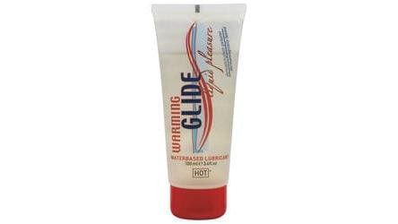 HOT Warming Glide Liquid Pleasure - waterbased lubricant 100 ml Imagine principală a produsului