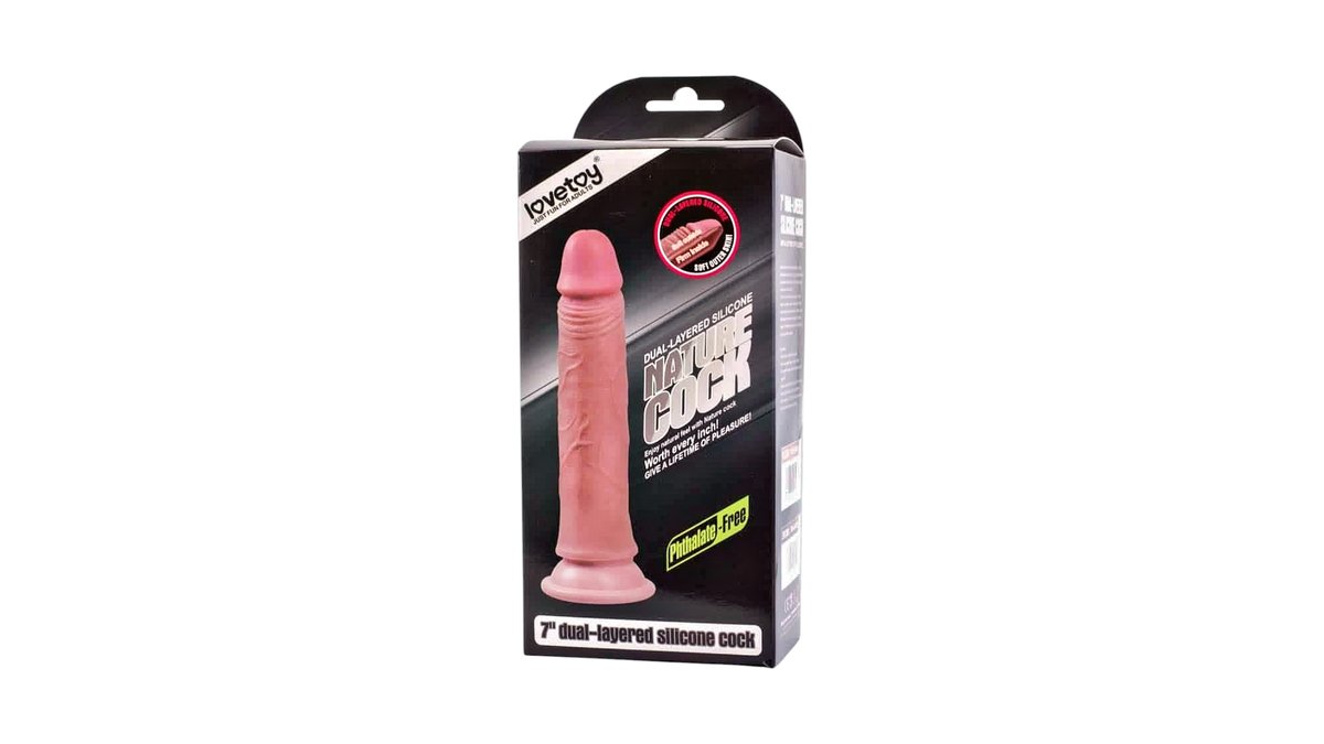 Dildo Realistic Dual-Layered 18 cm