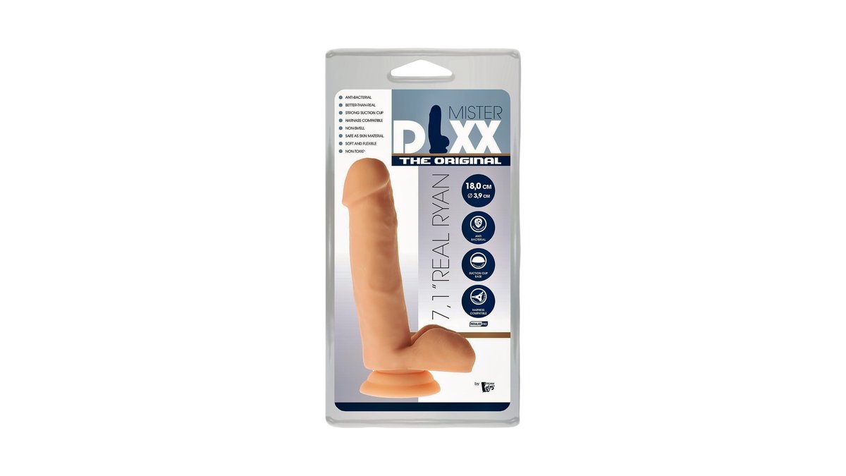 Dildo Realistic Ryan Mister Dixx 18 cm Imagine principală a produsului