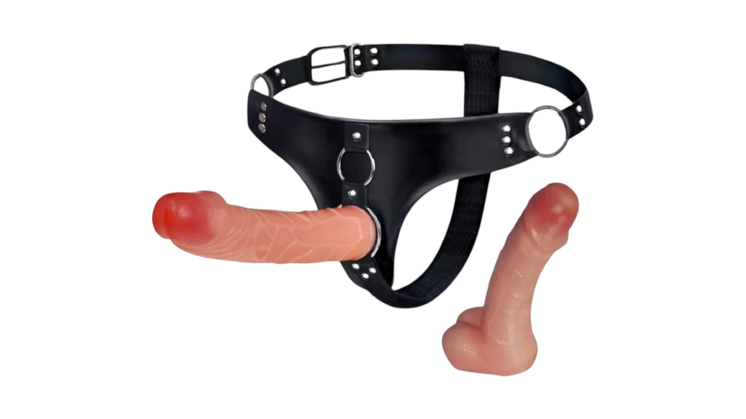 Strap-on Jessica Ultra Passionate cu 2 Dildo-uri Imagine secundară a produsului