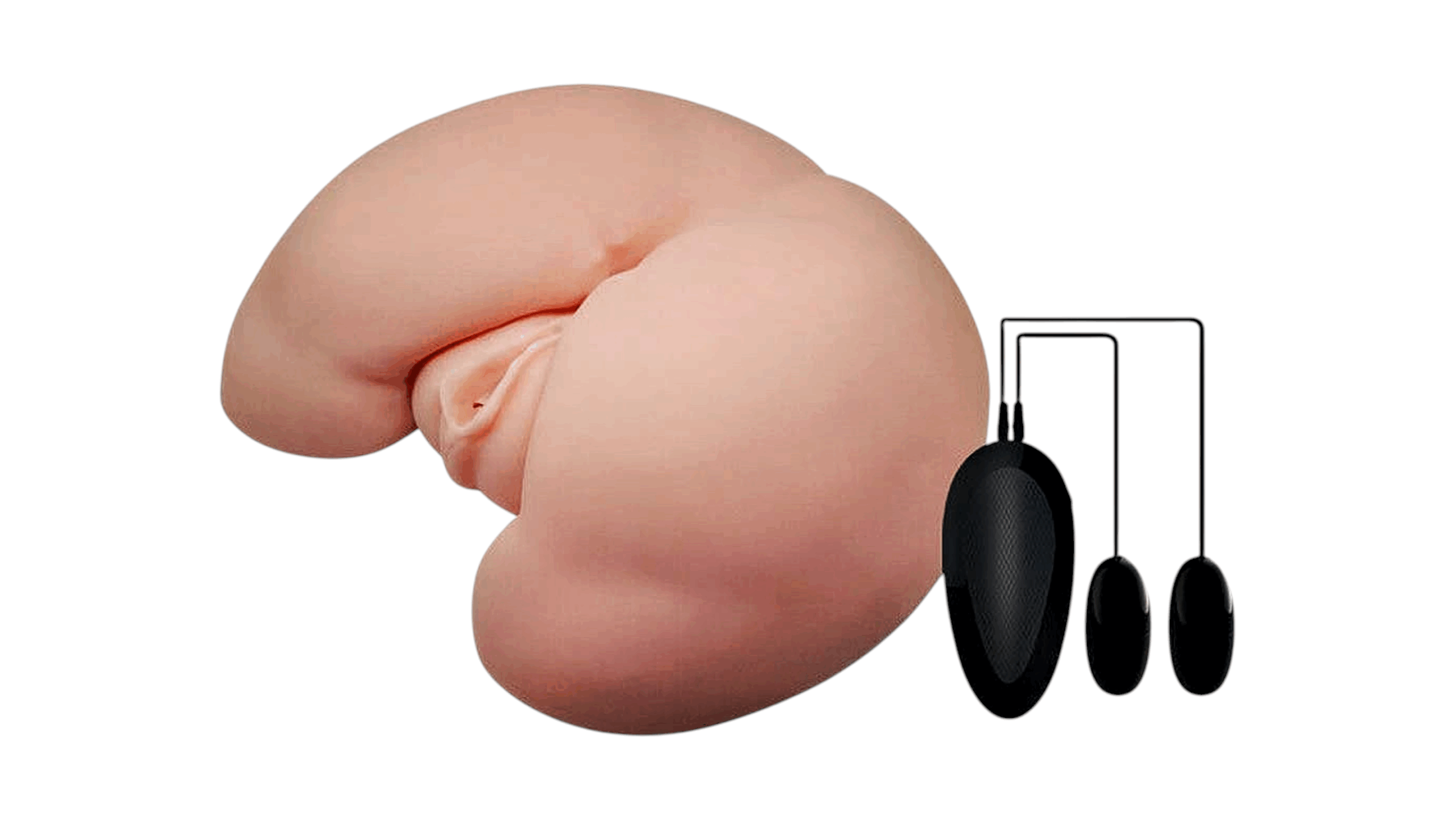 Masturbator Vagin&aAnus cu Vibratii Multispeed Crazy Bull Natural