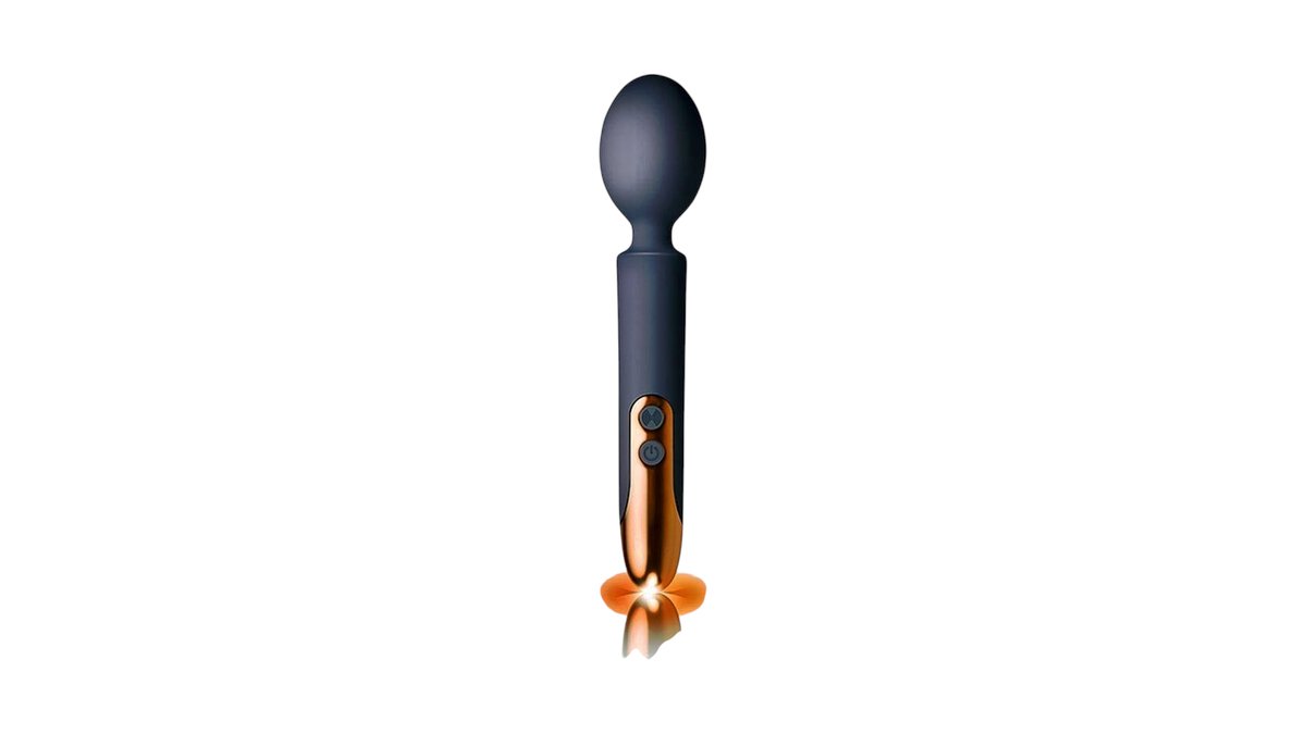 Oriel Rechargeable Wand - Black and Copper