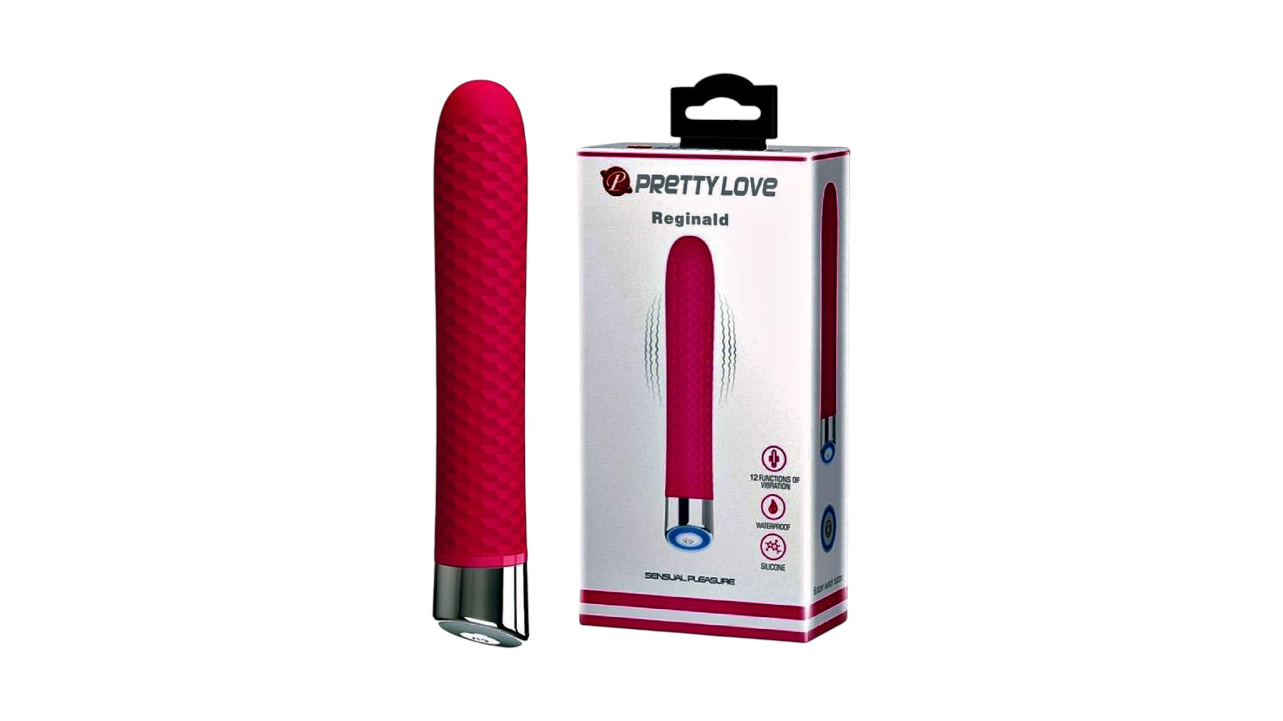 Vibrator Pretty Love Reginald Pink Imagine principală a produsului