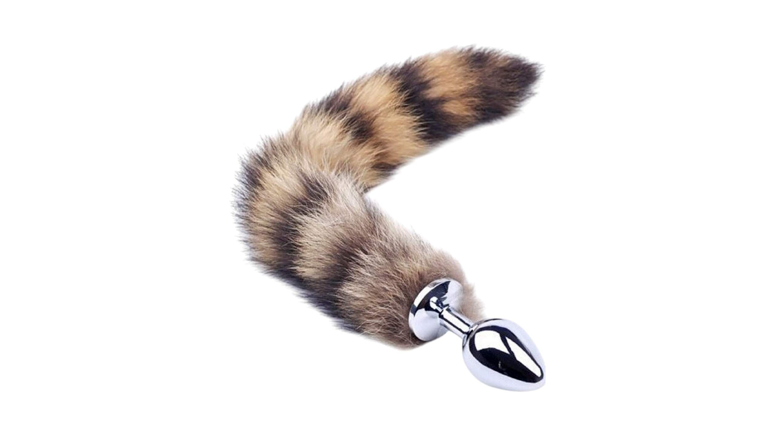 Dop Anal cu Coada Furry Tail Plug, Medium