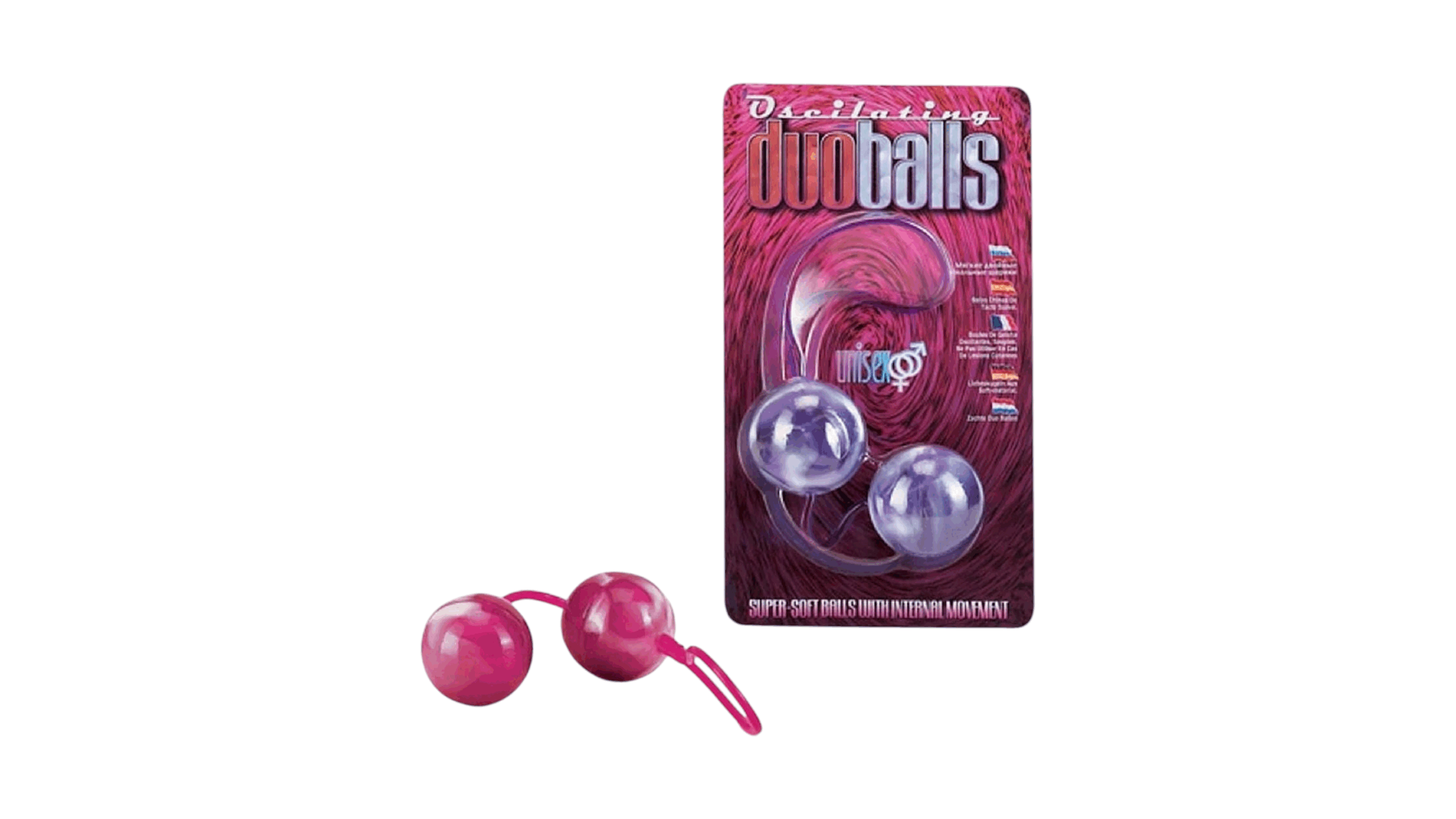 Marbilized Duo Balls Pink