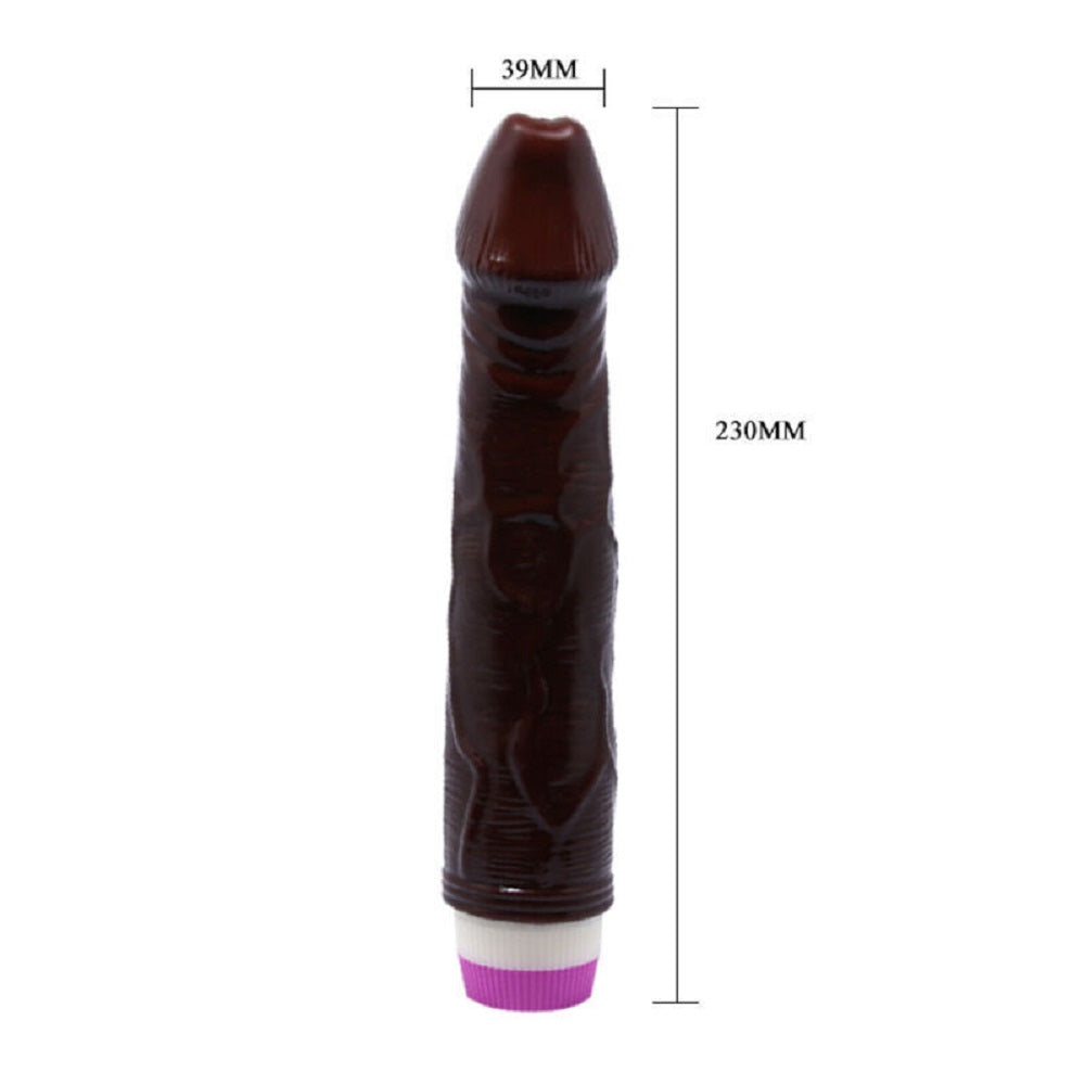 Vibrator Waves of Pleasure Fantasy Vibe Brown