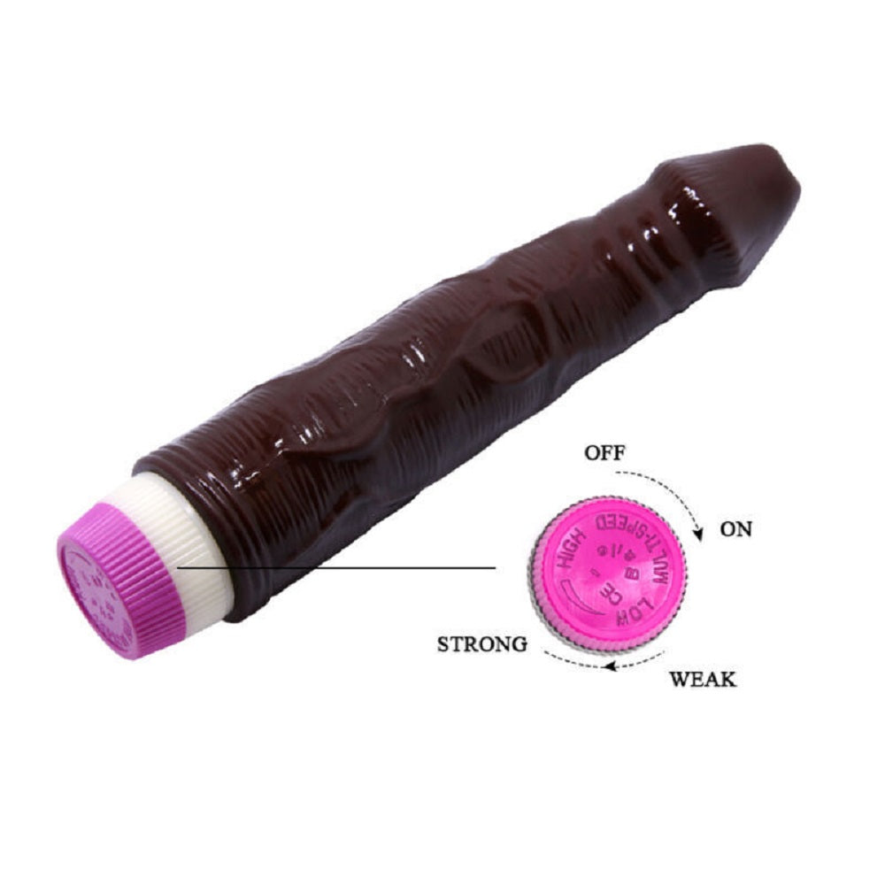 Vibrator Waves of Pleasure Fantasy Vibe Brown