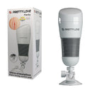 Masturbator Pretty Love Vagin Cup Hedy cu Ventuza, Alb