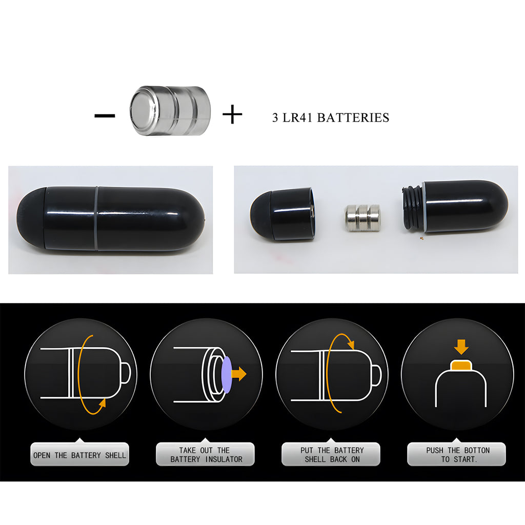 Inel Vibrator de Penis Eudora, Silicon, Negru
