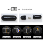 Inel Vibrator de Penis Eudora, Silicon, Negru