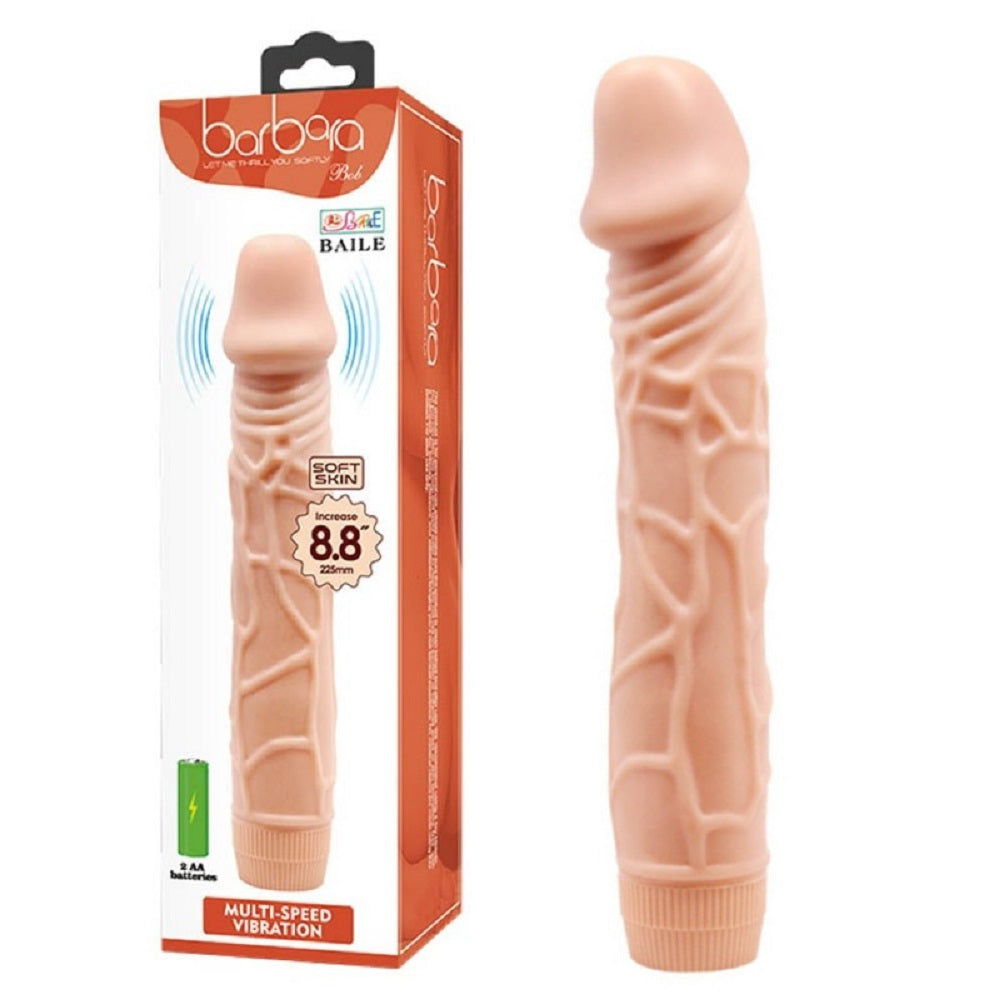 Barbara Bob Realistic Multi-Speed Vibrator 8,8" Imagine principală a produsului