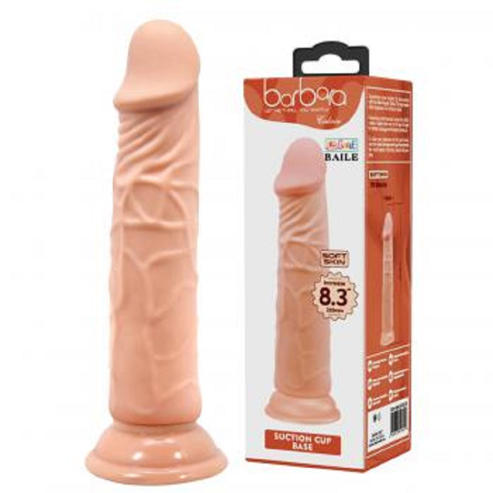 Barbara Calvin 7,8 " Dildo with Suction Cup Imagine principală a produsului