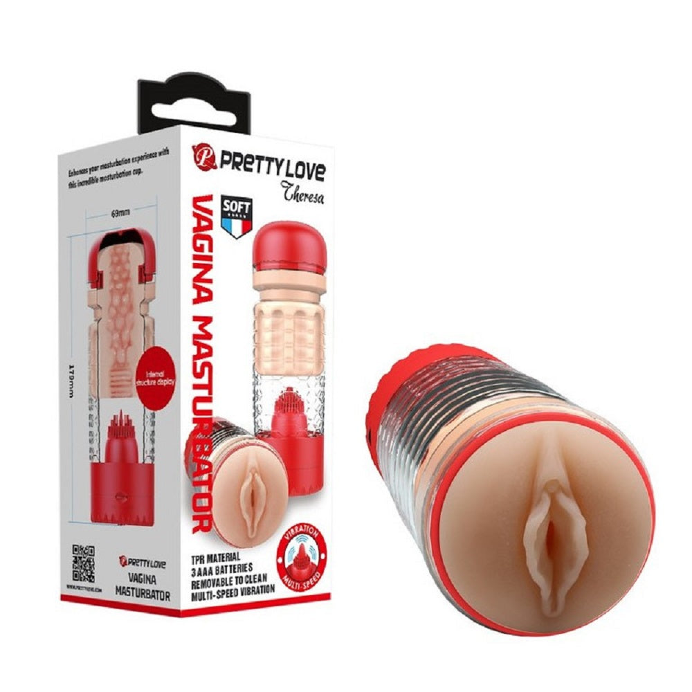 Pretty Love Emily Masturbator Red Imagine principală a produsului