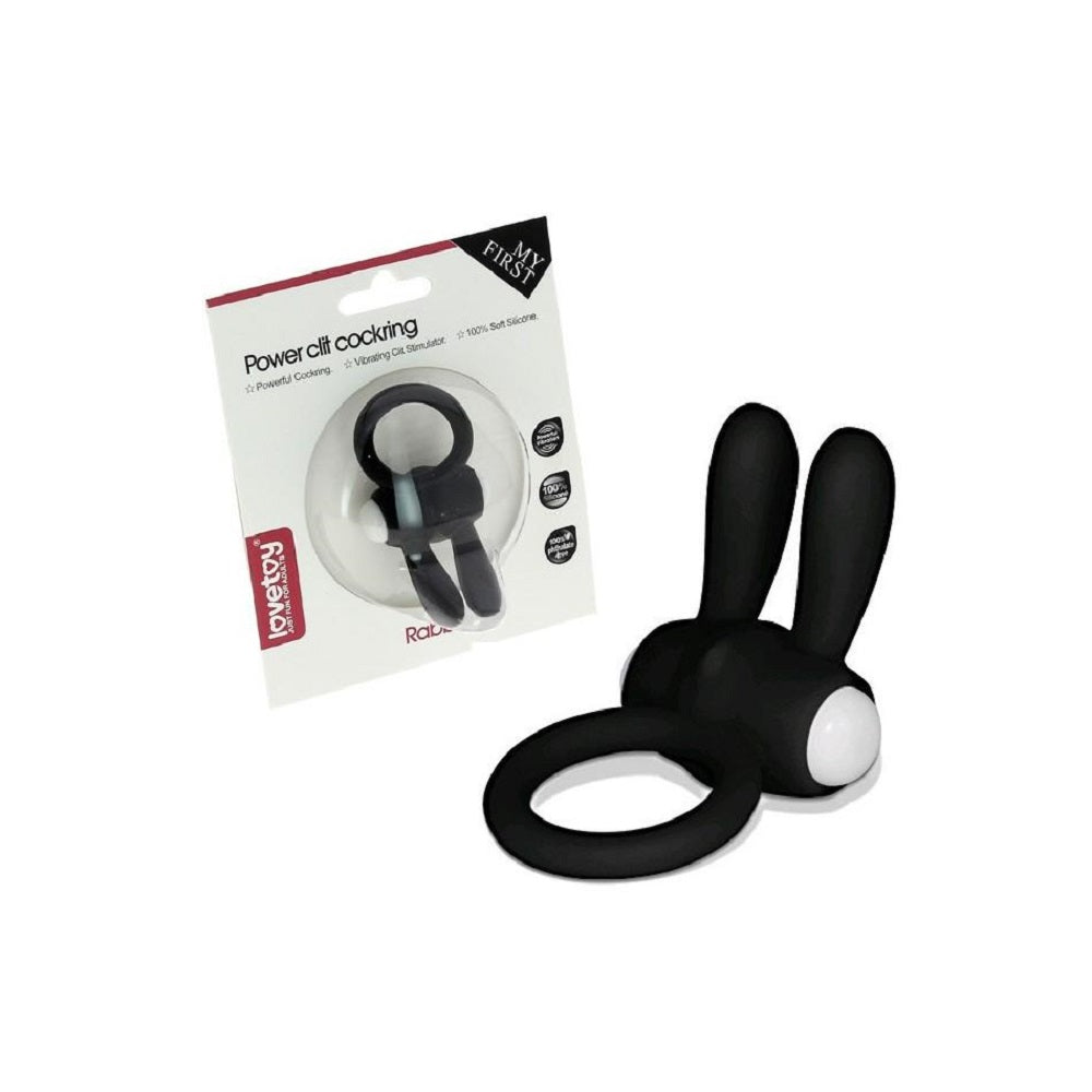 Inel de Penis Power Clit Cockring Silicon Negru