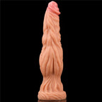 Dildo Dubla Densitate Silicon Lichid Natural 25 cm