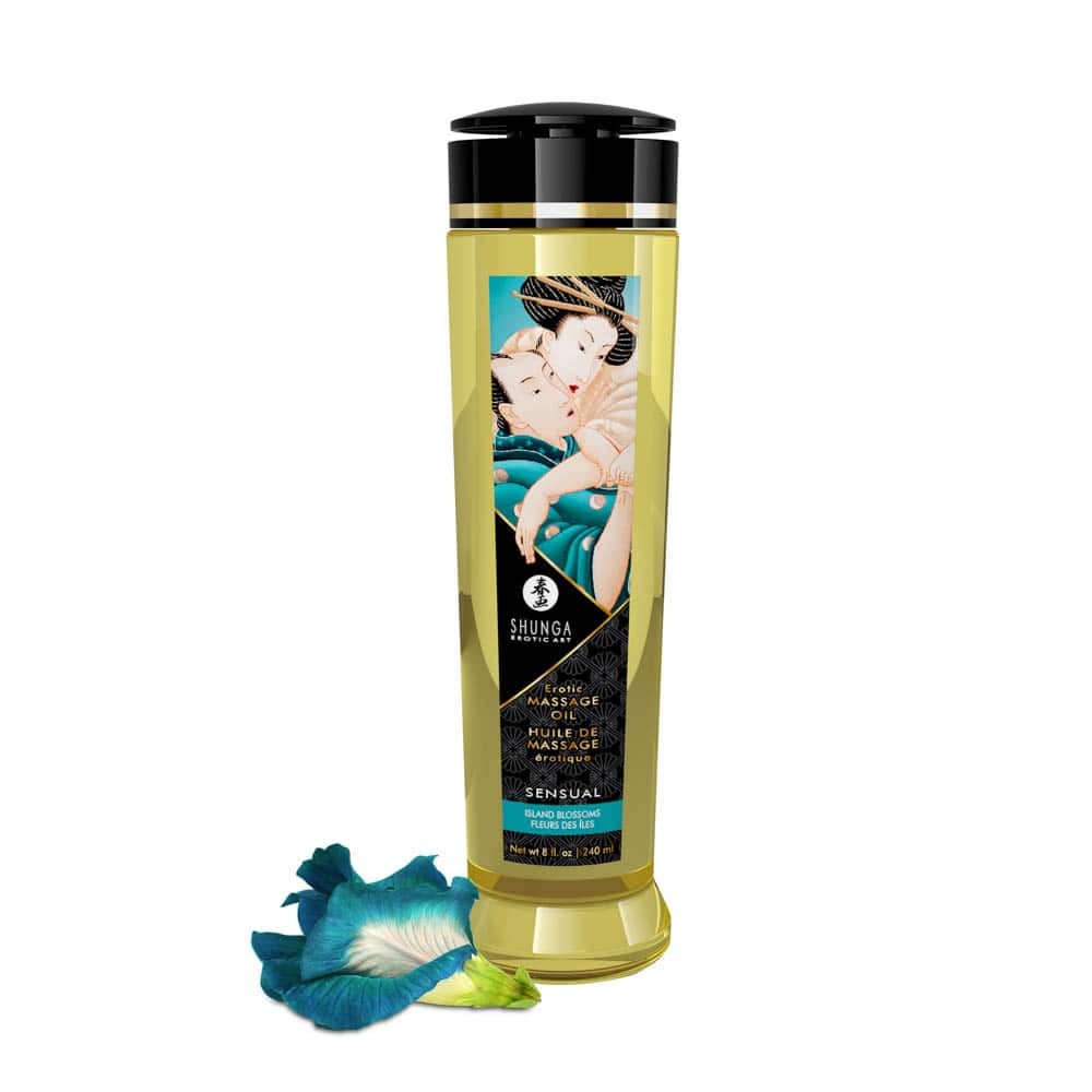 EROTIC MASSAGE OIL 240 ml ISLAND BLOSSOMS