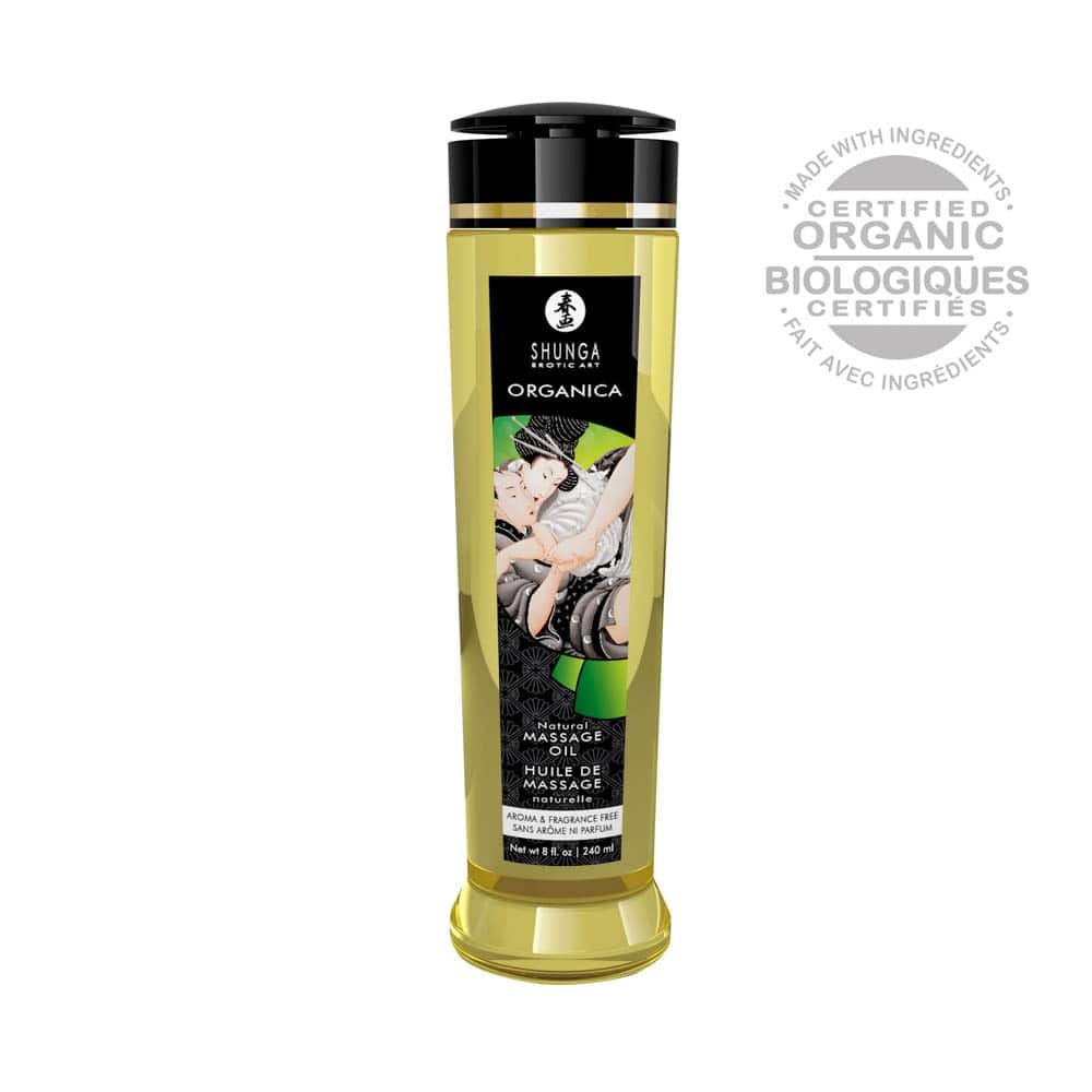 MASSAGE OIL ORGANICA 240 ml NATURAL Imagine principală a produsului