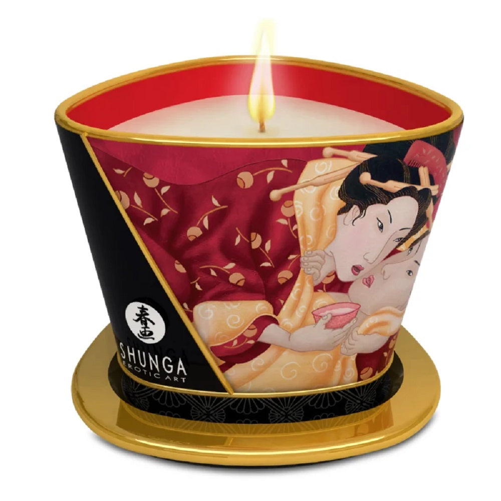 SHUNGA CANDLE STRAWBERRY 170 ML Imagine secundară a produsului