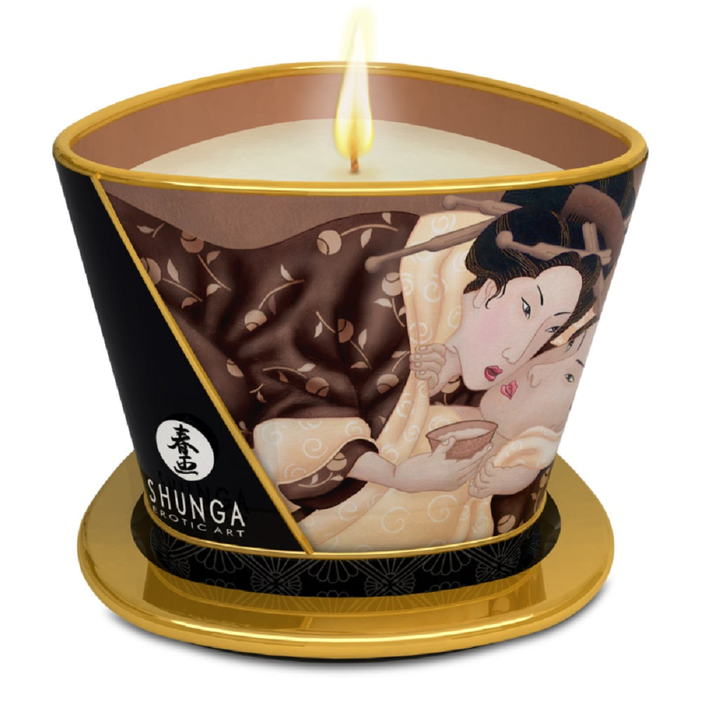 Shunga Candle Chocolate 170 ML Imagine secundară a produsului