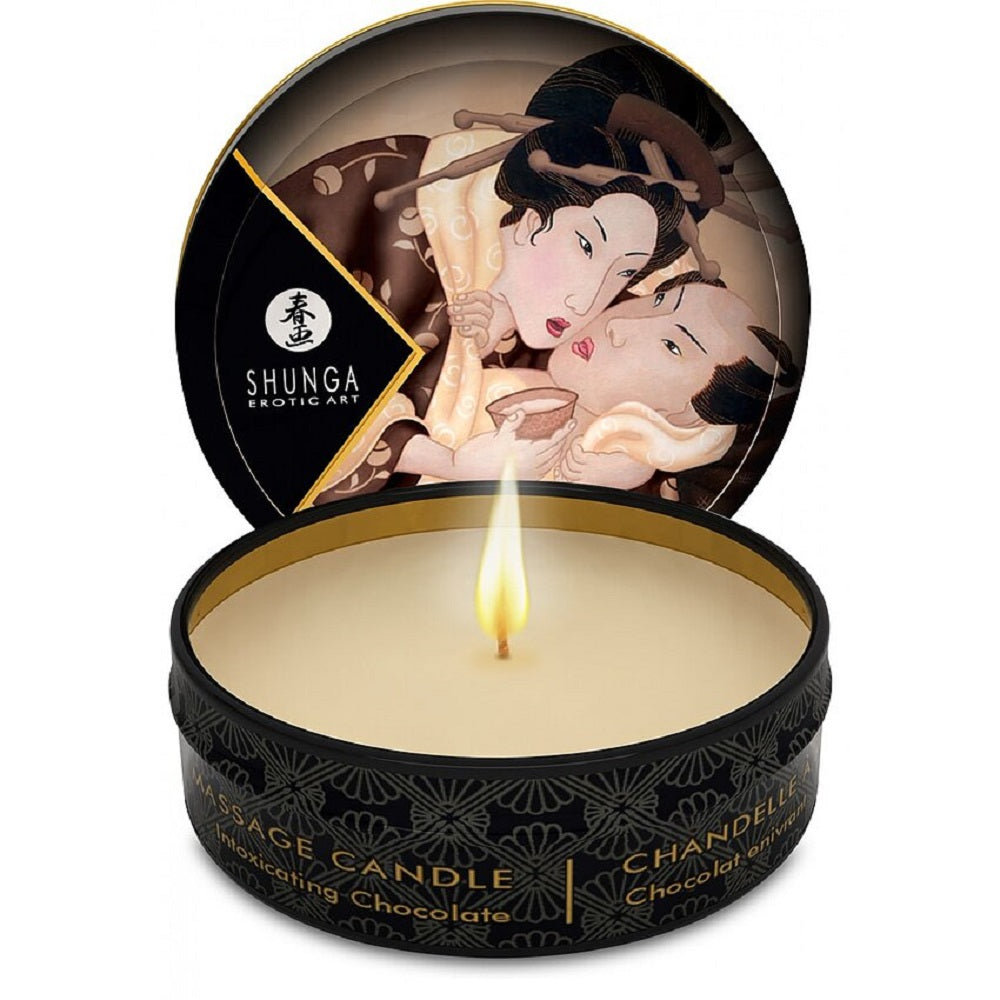 Mini Massage Candle 30ml Intoxicating Chocolate Imagine secundară a produsului