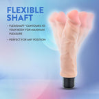 Vibrator Realist Au Naturel Sensa Feel, Dubla Densitate, 10 Moduri Vibratii, USB, Natural, 22.8 cm