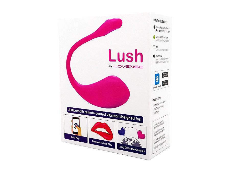 Vibrator Lovense Lush 2 Bluetooth Control Free App Silicon Roz