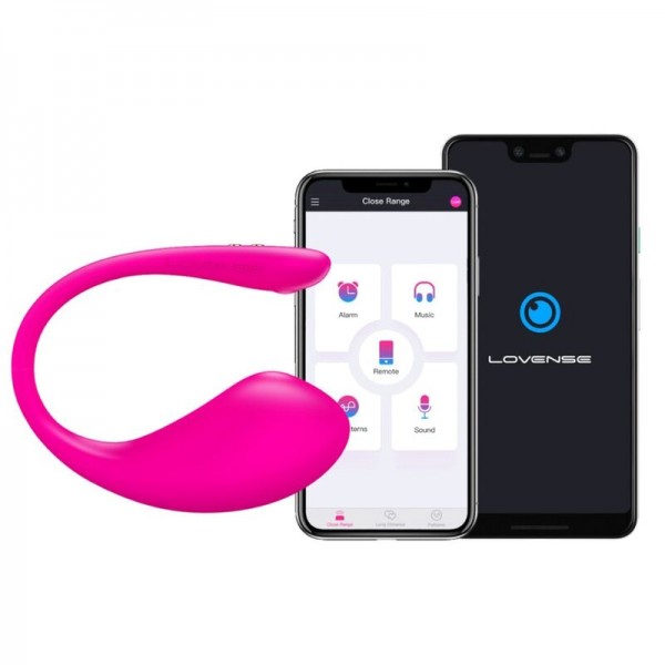 Vibrator Lovense Lush 3 Bluetooth Control Free App Silicon Roz Imagine secundară a produsului
