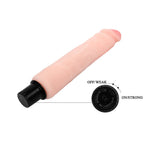 Vibrator The Realistic Cock, Multispeed, TPE, Natural, 25.5 cm