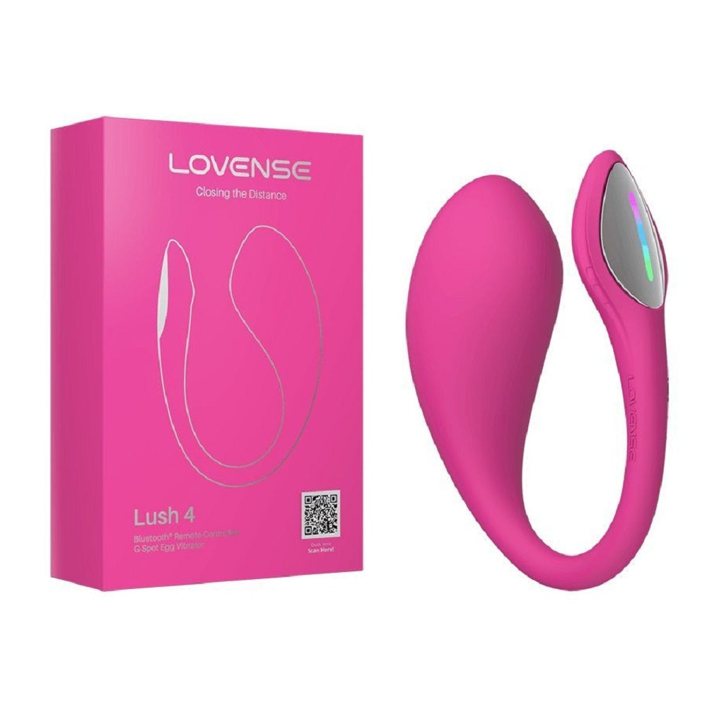 Vibrator Lovense Lush 4 Bluetooth Control Free App Silicon Roz