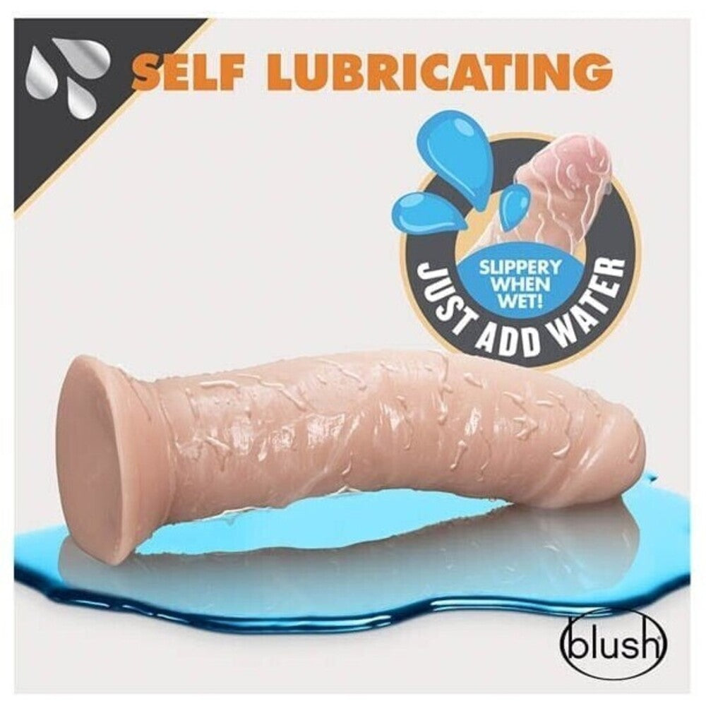 DR. SKIN 8INCH SELF LUBRICATING DILDO
