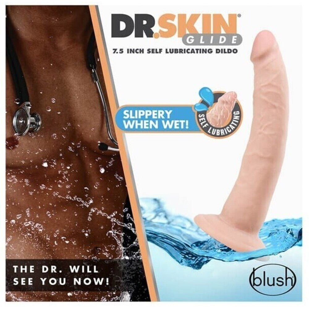 DR. SKIN 7.5INCH SELF LUBRICATING DILDO Imagine secundară a produsului