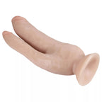 Dildo Realist Dr. Skin DP cu Ventuza