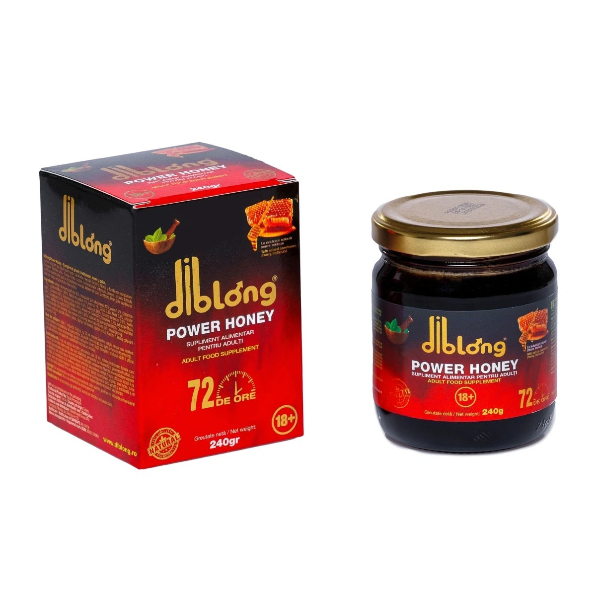 Miere Afrodisiaca Unisex DIBLONG Power Honey 240 gr.