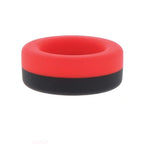 Inel de Penis Prolong Power, Silicon Lichid, Rosu/Negru