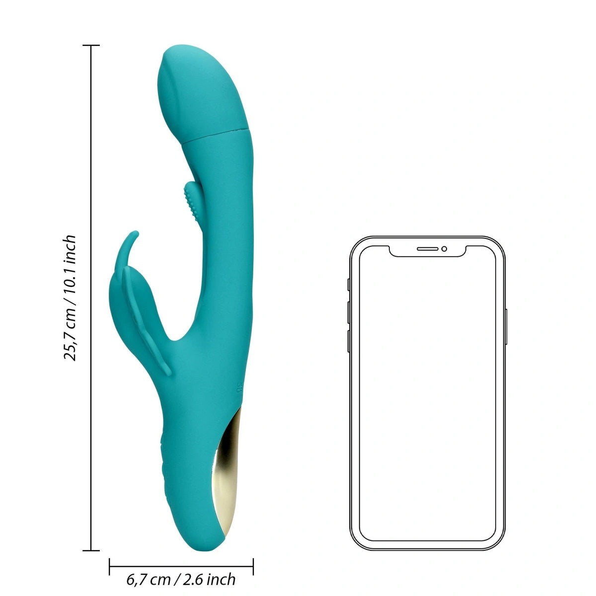 Vibrator Flapping G-Spot Butterfly Imagine secundară a produsului