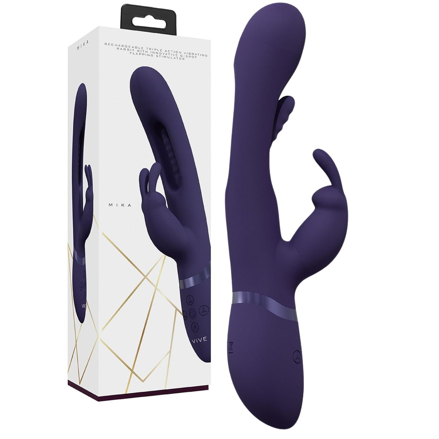 Vibrator Mika Triple G-Rabbit Imagine principală a produsului