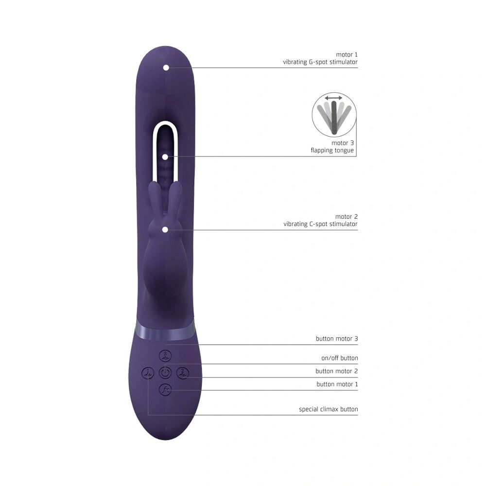 Vibrator Mika Triple G-Rabbit