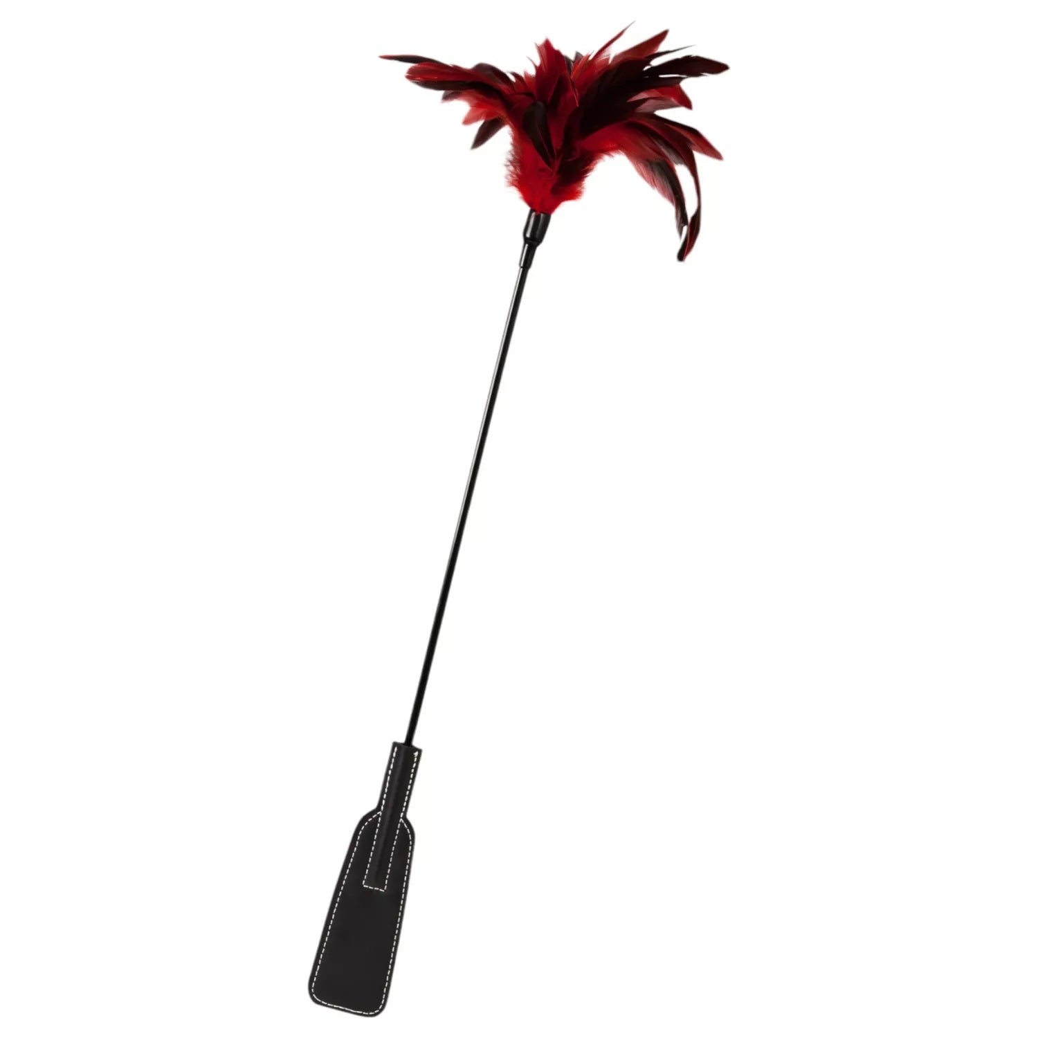 GP Feather Crop Black Red