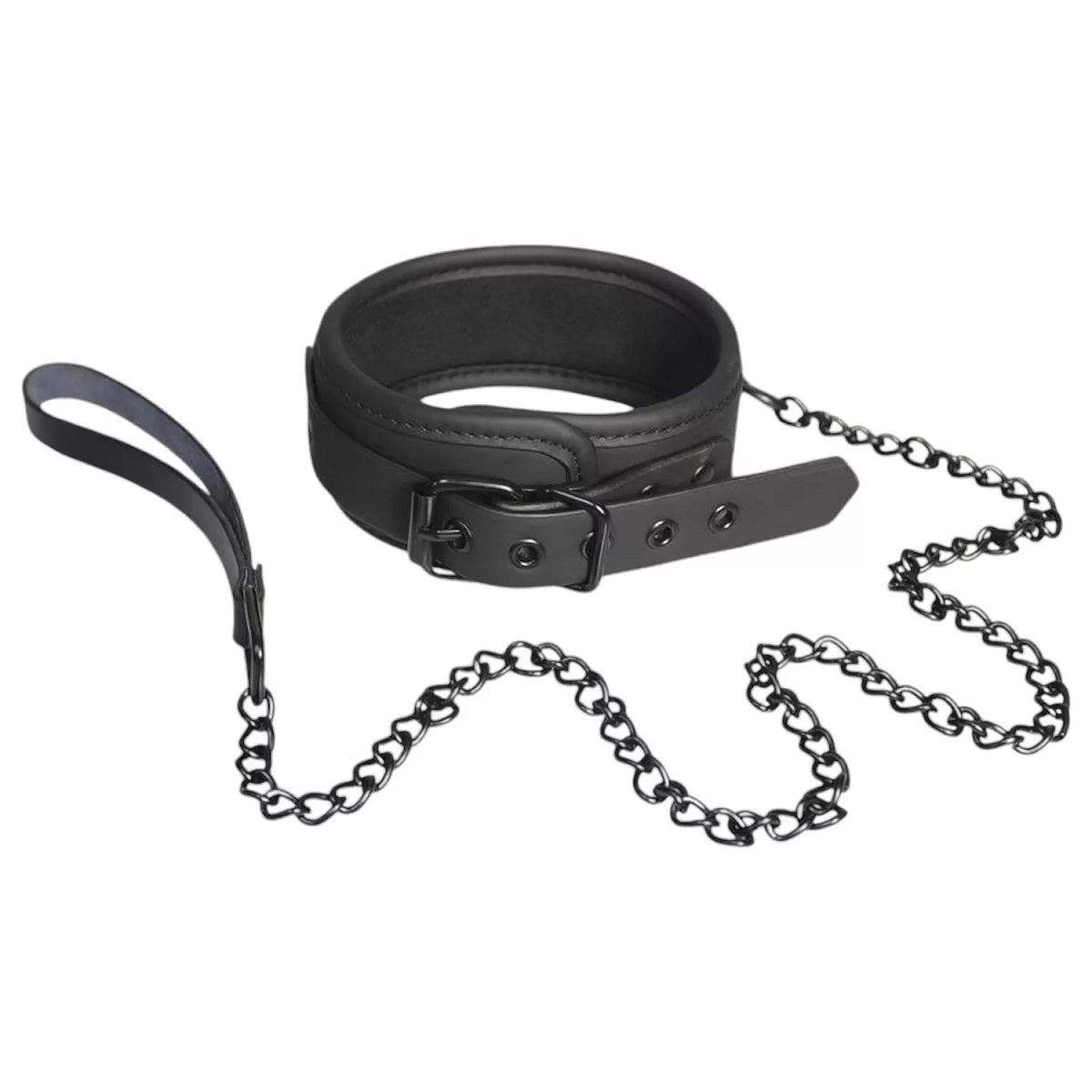 Zgarda si Lesa Blaze Luxury Fetish, Negru Imagine secundară a produsului