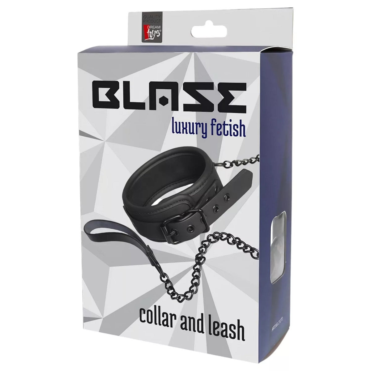Zgarda si Lesa Blaze Luxury Fetish, Negru Imagine principală a produsului