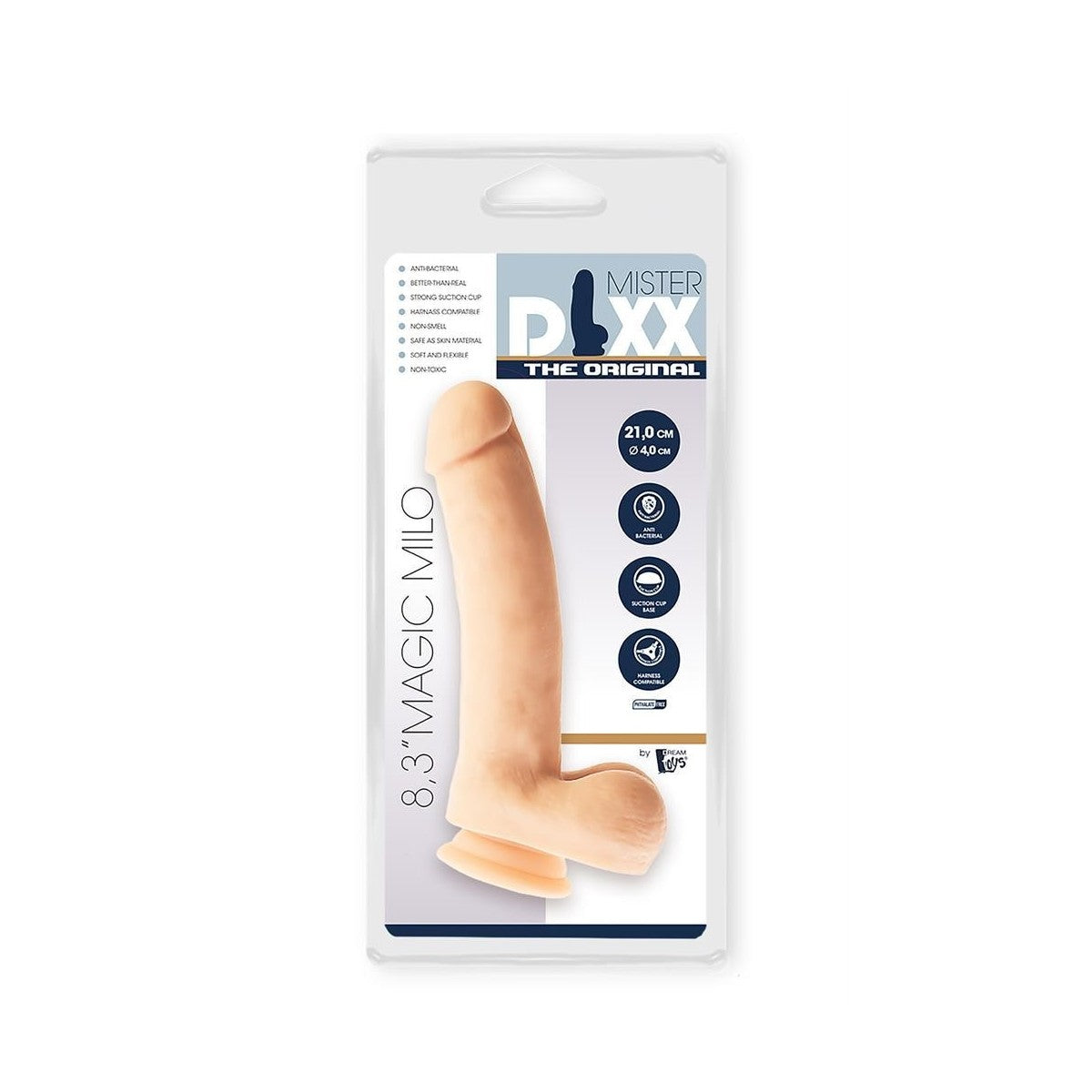 Dildo Realist magic Milo Mister Dixx The Original 21 cm Imagine principală a produsului