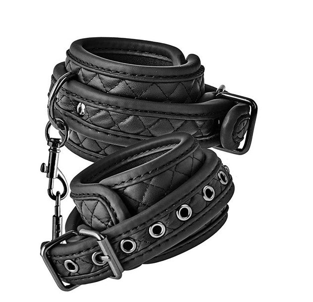 Catuse pentru Maini Negre Diamond Luxury Fetish Imagine secundară a produsului