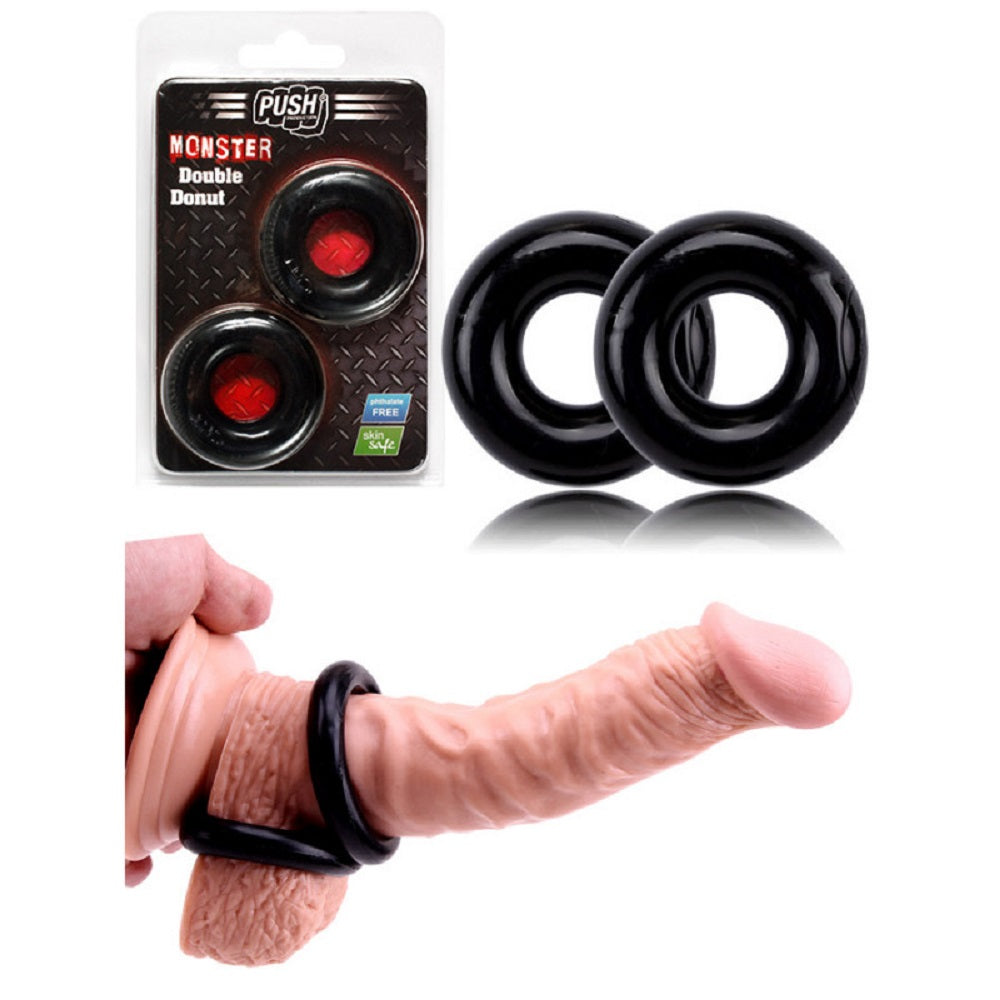 Push Monster Cockring - Double Donut