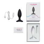 Dop Anal cu Vibratii Lovense Hush 2, Bluetooth Control, S - 3.8 cm